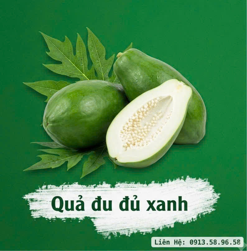 đu đủ xanh